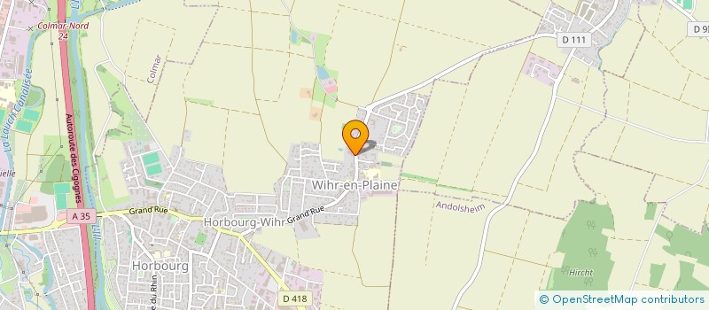 localisation de l'entreprise MONSIEUR OLIVIER NICOLAS  HORBOURG-WIHR