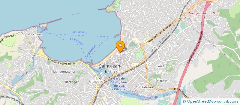 localisation de l'entreprise MONSIEUR OLIVIER NICOLAS à SAINT-JEAN-DE-LUZ