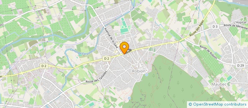 localisation de l'entreprise MONSIEUR OLIVIER NICOLAS MAY  ROBION