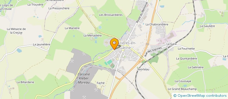 localisation de l'entreprise MONSIEUR OLIVIER NIVAULT  MAZIERES-EN-GATINE