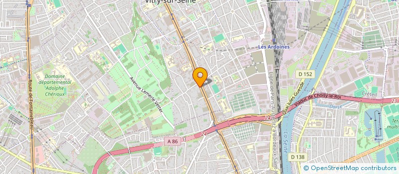 localisation de l'entreprise MONSIEUR OLIVIER NKWETI à VITRY-SUR-SEINE