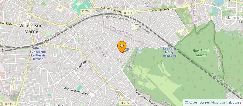 localisation de l'entreprise MONSIEUR OLIVIER NOBLOT  VILLIERS-SUR-MARNE