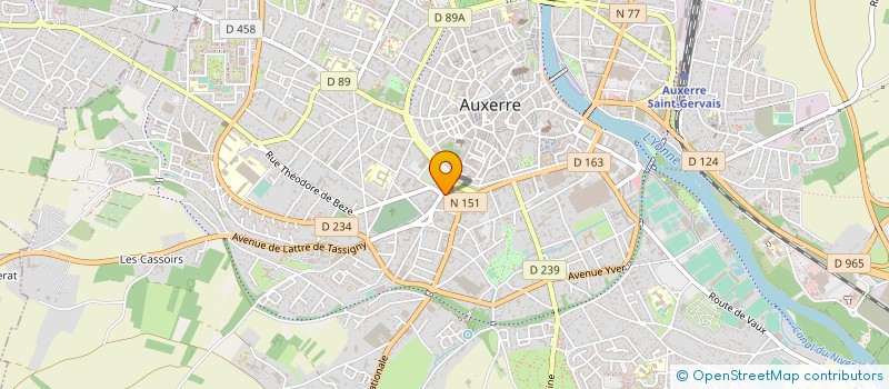 localisation de l'entreprise MONSIEUR OLIVIER NOEL à AUXERRE