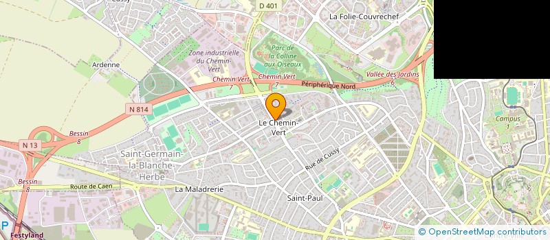 localisation de l'entreprise MONSIEUR OLIVIER NOEL à CAEN