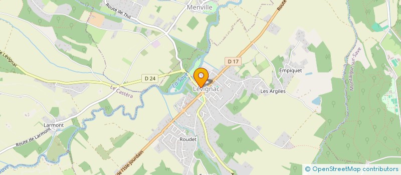 localisation de l'entreprise MONSIEUR OLIVIER NOGUERO  LEVIGNAC