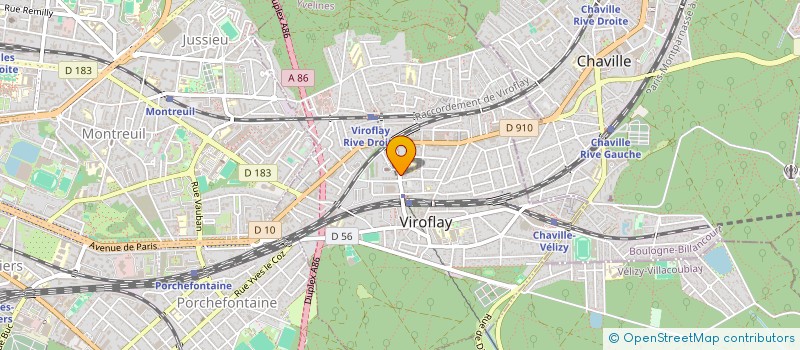 localisation de l'entreprise MONSIEUR OLIVIER NOGUES  VIROFLAY