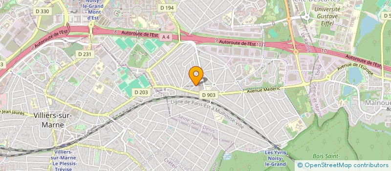 localisation de l'entreprise MONSIEUR OLIVIER NOMED  NOISY-LE-GRAND