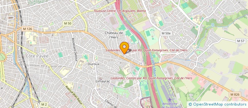 localisation de l'entreprise MONSIEUR OLIVIER NOTEBAERT  TOULOUSE