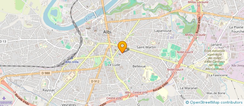 localisation de l'entreprise MONSIEUR OLIVIER NOUALS  ALBI