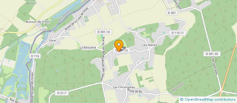 localisation de l'entreprise MONSIEUR OLIVIER NOUGUIER à SOREL-MOUSSEL