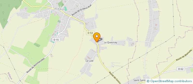 localisation de l'entreprise MONSIEUR OLIVIER NOUS à PREAUX