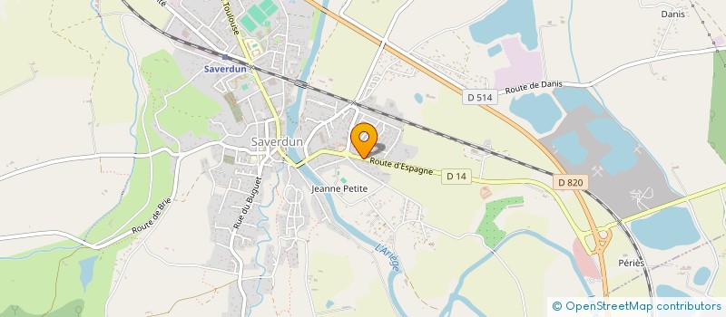 localisation de l'entreprise MONSIEUR OLIVIER NUNEZ à SAVERDUN