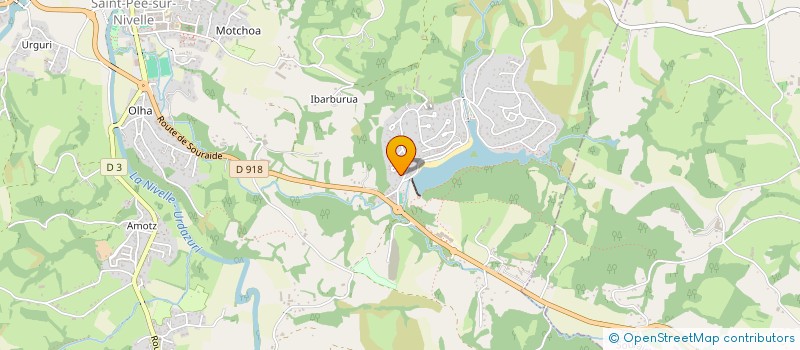 localisation de l'entreprise MONSIEUR OLIVIER OBE  SAINT-PEE-SUR-NIVELLE