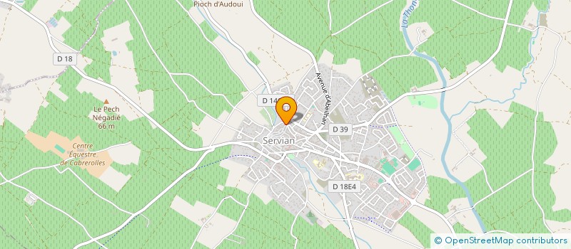 localisation de l'entreprise MONSIEUR OLIVIER OBLIN  ROUJAN