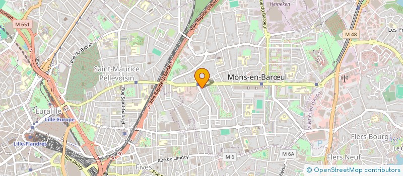 localisation de l'entreprise MONSIEUR OLIVIER ODINOT  MONS-EN-BARUL