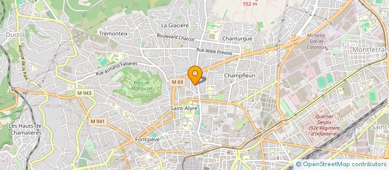 localisation de l'entreprise MONSIEUR OLIVIER OKEYA  CLERMONT-FERRAND