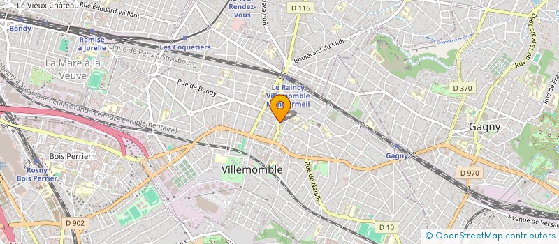 localisation de l'entreprise MONSIEUR OLIVIER OLINDO à VILLEMOMBLE