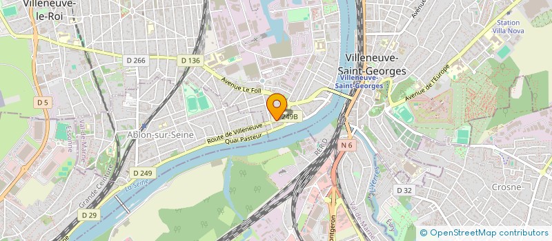 localisation de l'entreprise MONSIEUR OLIVIER OLIVEIRA  VILLENEUVE-LE-ROI