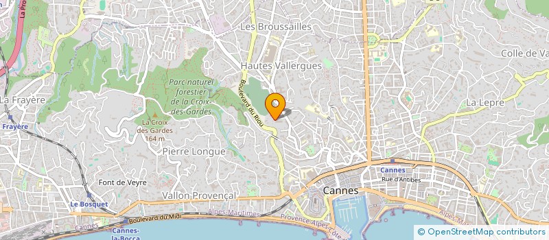 localisation de l'entreprise MONSIEUR OLIVIER OLIVIER à CANNES