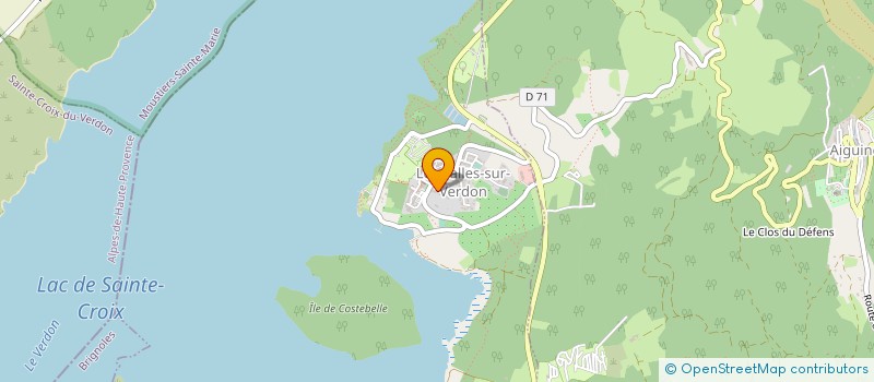 localisation de l'entreprise MONSIEUR OLIVIER OLLER à LES SALLES-SUR-VERDON