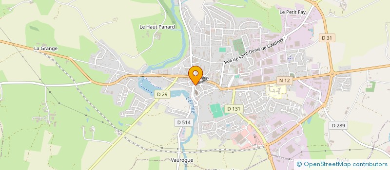 localisation de l'entreprise MONSIEUR OLIVIER ONFFROY DE VEREZ  ERNEE