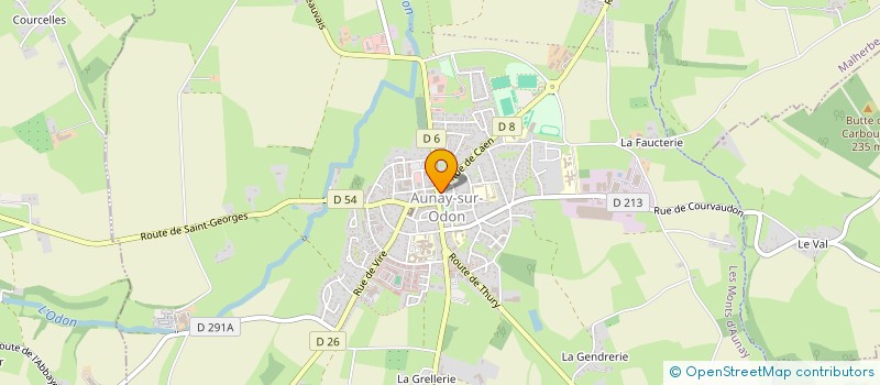 localisation de l'entreprise MONSIEUR OLIVIER ONFRAY à LES MONTS D'AUNAY