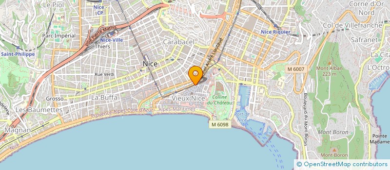 localisation de l'entreprise MONSIEUR OLIVIER OREGIONI à NICE