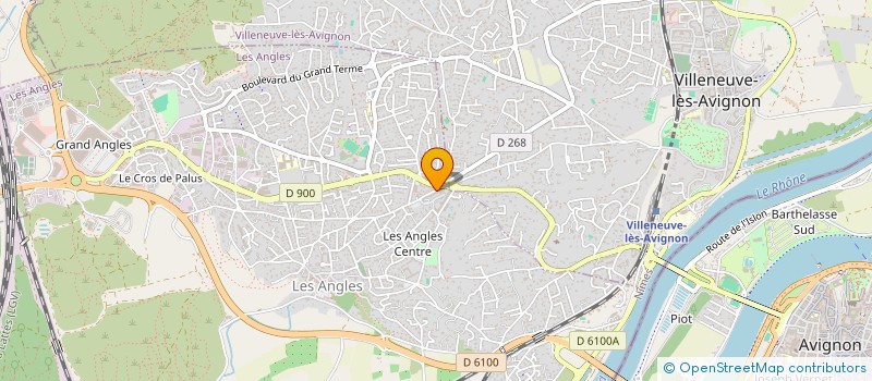 localisation de l'entreprise MONSIEUR OLIVIER ORILLAC  LES ANGLES