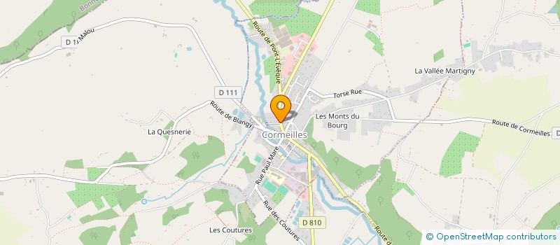 localisation de l'entreprise MONSIEUR OLIVIER ORUS à CORMEILLES