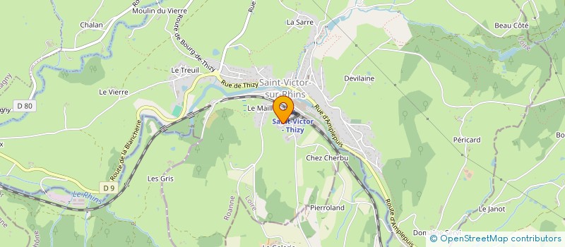 localisation de l'entreprise MONSIEUR OLIVIER OVIZE  SAINT-VICTOR-SUR-RHINS