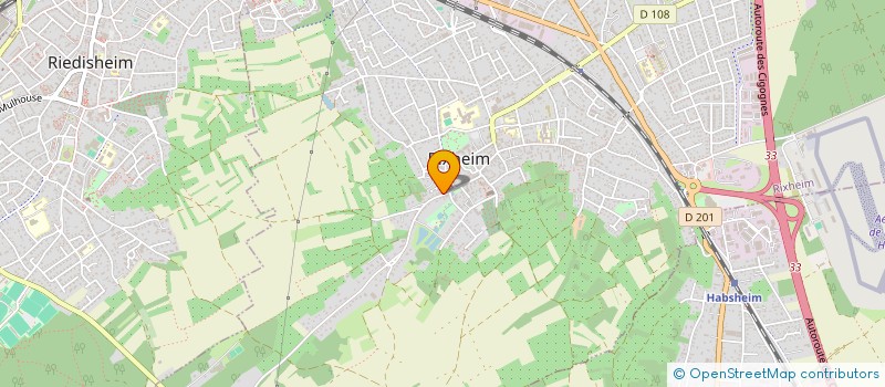 localisation de l'entreprise MONSIEUR OLIVIER OZIEL à RIXHEIM