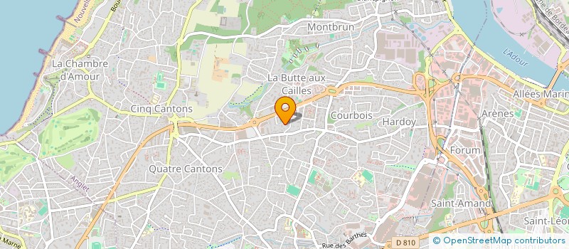 localisation de l'entreprise MONSIEUR OLIVIER OZIOL  ANGLET