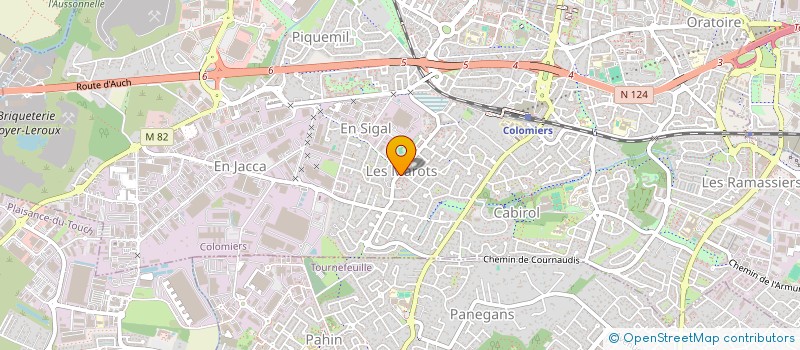 localisation de l'entreprise MONSIEUR OLIVIER PAGES à COLOMIERS