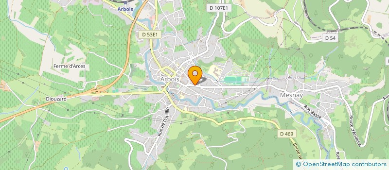 localisation de l'entreprise MONSIEUR OLIVIER PAGET  VILLETTE-LES-ARBOIS