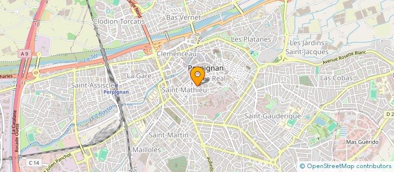 localisation de l'entreprise MONSIEUR OLIVIER PAGNIER  PERPIGNAN