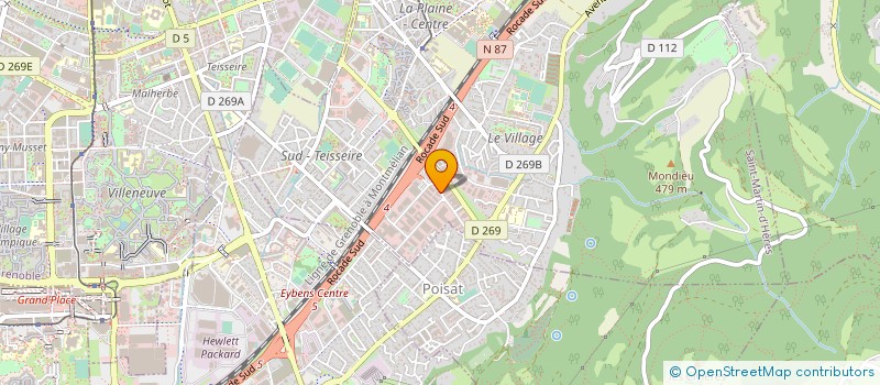 localisation de l'entreprise MONSIEUR OLIVIER PAGONIS  SAINT-MARTIN-D'HERES