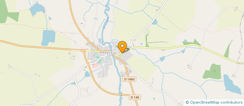 localisation de l'entreprise MONSIEUR OLIVIER PAILLOUX  PRESSAC