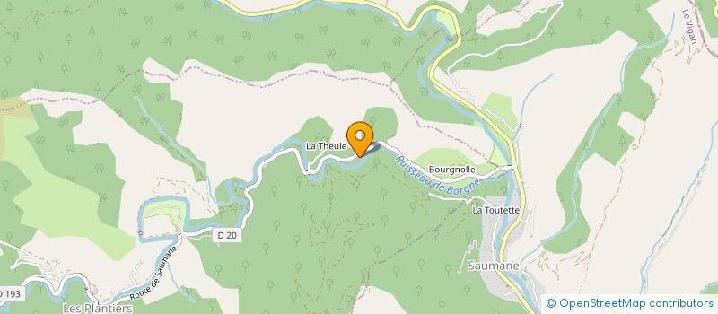 localisation de l'entreprise MONSIEUR OLIVIER PAIN  LES PLANTIERS