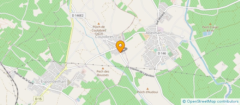 localisation de l'entreprise MONSIEUR OLIVIER PALETTA à COULOBRES