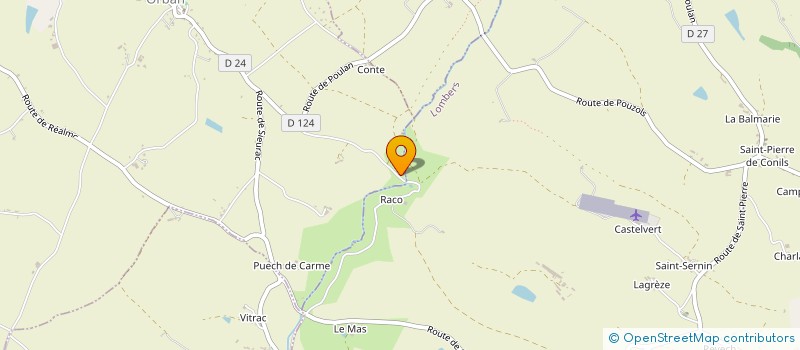 localisation de l'entreprise MONSIEUR OLIVIER PAMBRUN  LOMBERS