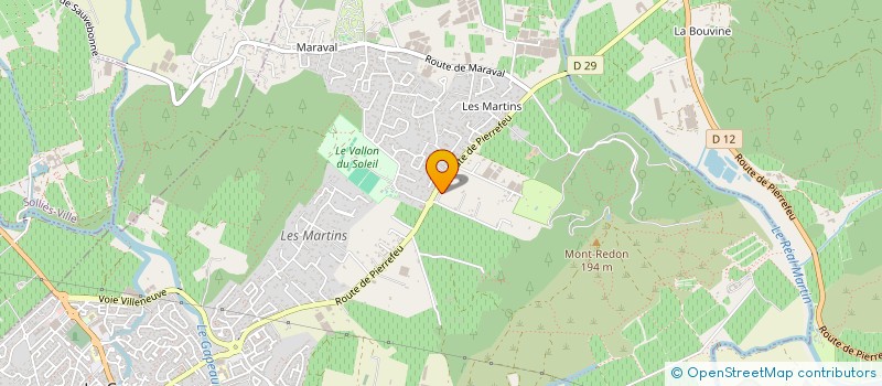 localisation de l'entreprise MONSIEUR OLIVIER PANCHAUD à LA CRAU