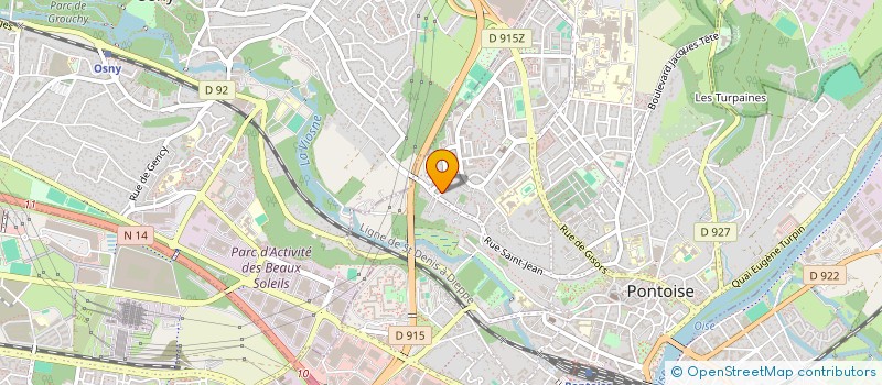 localisation de l'entreprise MONSIEUR OLIVIER PANDY MISSENGUE  PONTOISE