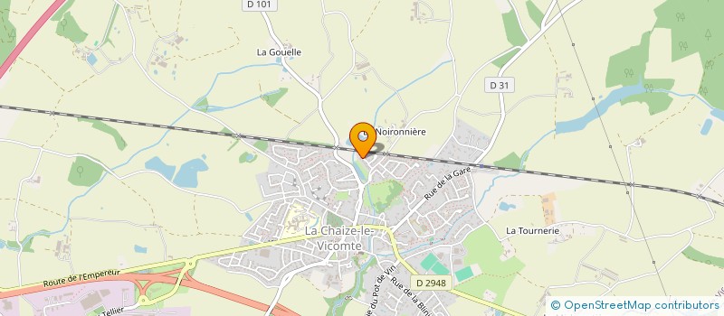 localisation de l'entreprise MONSIEUR OLIVIER PAQUEREAU  LA CHAIZE-LE-VICOMTE