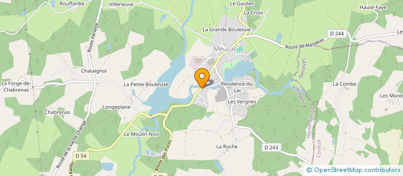 localisation de l'entreprise MONSIEUR OLIVIER PARDOUX à MEUZAC