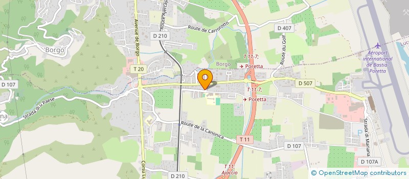 localisation de l'entreprise MONSIEUR OLIVIER PARENT  LUCCIANA