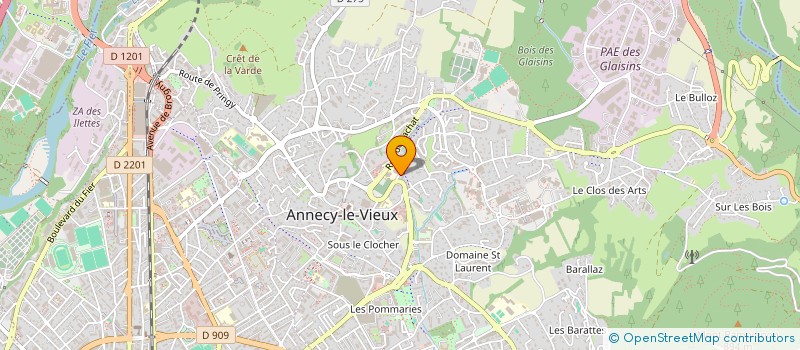 localisation de l'entreprise MONSIEUR OLIVIER PARSY à ANNECY