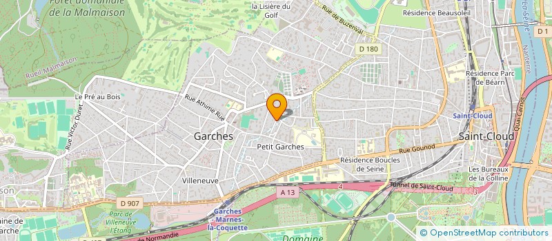 localisation de l'entreprise MONSIEUR OLIVIER PARTRAT à GARCHES