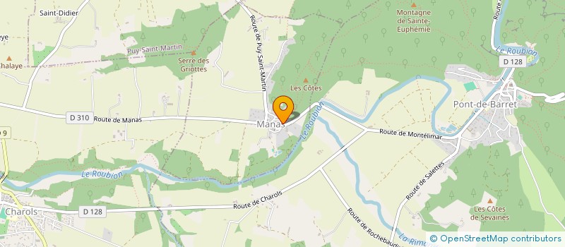 localisation de l'entreprise MONSIEUR OLIVIER PASQUET  MANAS