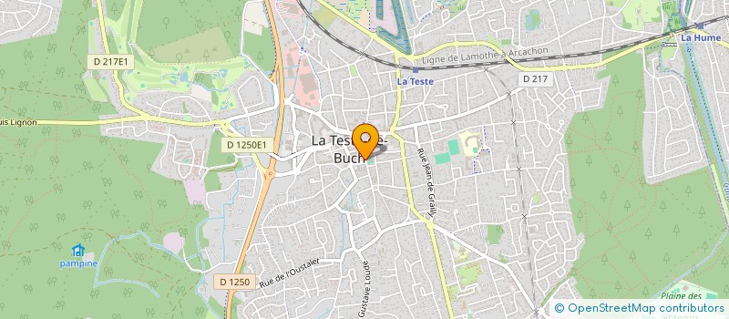 localisation de l'entreprise MONSIEUR OLIVIER PASQUIER à LA TESTE DE BUCH