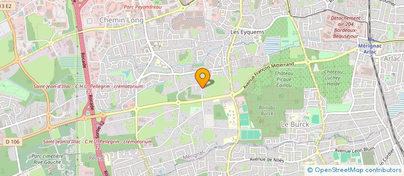 localisation de l'entreprise MONSIEUR OLIVIER PATOUILLE  MERIGNAC